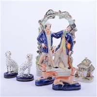 Lot 22 - Staffordshire arbour group, Thomas Smith...