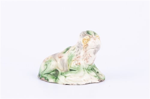 Lot 23 - Staffordshire pearl glazed earthenware model...