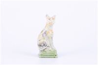 Lot 24 - Staffordshire pearl glazed earthenware model...