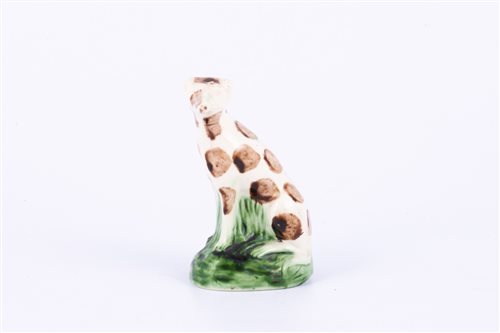 Lot 25 - Staffordshire pearl glazed earthenware model...