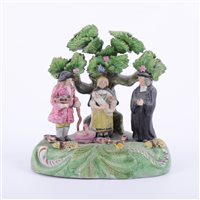 Lot 30 - Staffordshire pearl glazed earthenware Tithe...