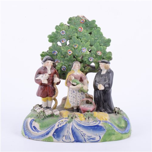 Lot 33 - Staffordshire pearl glazed earthenware Tithe...