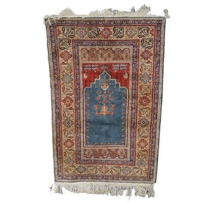 Lot 252 - Isfahan pattern Prayer rug