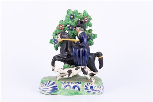 Lot 36 - Staffordshire pearl glazed earthenware...
