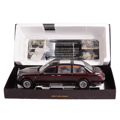 Lot 235 - Minichamps, a 1/18 scale die-cast model of the Bentley State Limousine