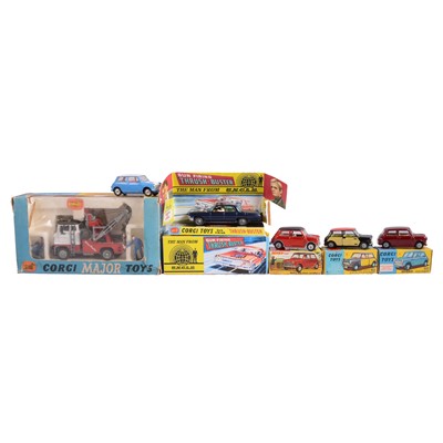 Lot 227 - Corgi, ref 497 Man from UNCLE, and other COrgi die-cast