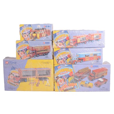 Lot 228 - Two boxes of Corgi Classics Chipperfields Circus, all boxed
