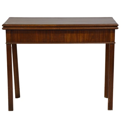 Lot 468 - George IV mahogany card table