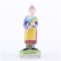 Lot 50 - Staffordshire pearl glazed earthenware figure...
