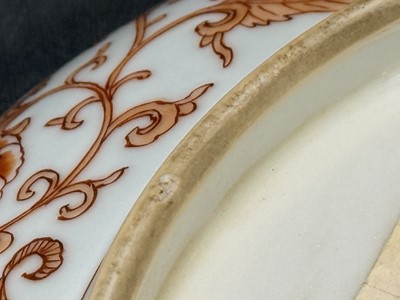 Lot 72 - Chinese porcelain shallow dish, Kangxi mark