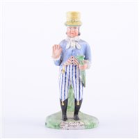Lot 53 - Ralph Salt earthenware figure, 'Paul Pry just...