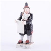 Lot 54 - Staffordshire figure, John Liston as Van...