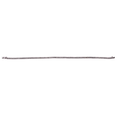 Lot 283 - A diamond set tennis bracelet.