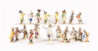 Lot 67 - Composite Meissen Monkey Band, 20th Century,...
