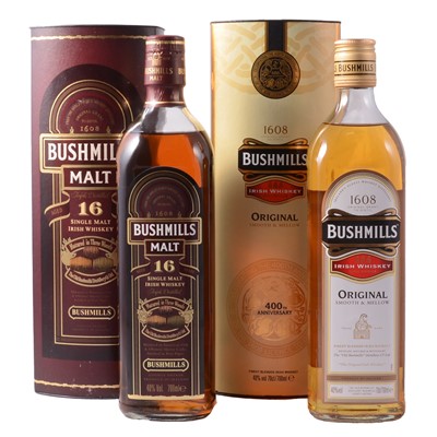 Lot 243 - Bushmills, single Irish malt whiskey - 2 bottlings