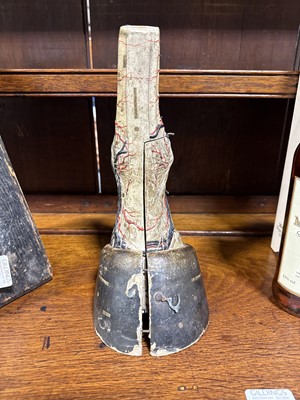 Lot 53 - French papier mâché anatomical model of a horse's foot, Maison Auzoux