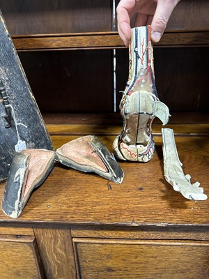 Lot 53 - French papier mâché anatomical model of a horse's foot, Maison Auzoux