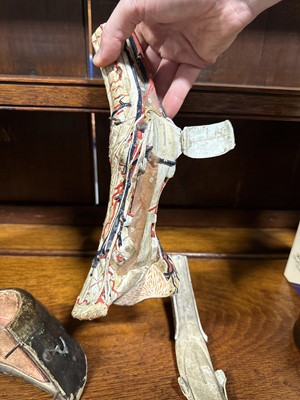 Lot 53 - French papier mâché anatomical model of a horse's foot, Maison Auzoux