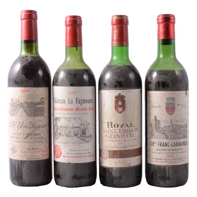 Lot 250 - Four bottles of assorted Saint-Emilion vintage wines