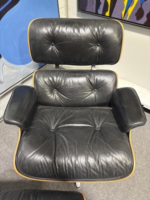 Lot 38 - Charles & Ray Eames for Herman Miller, a Model '670' lounge chair and '671' ottoman, circa 1975