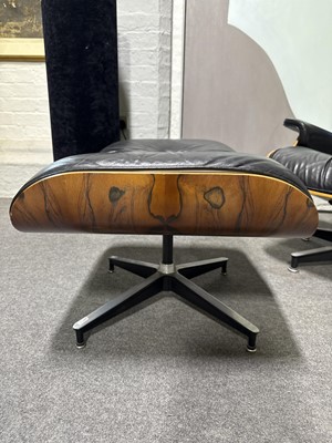 Lot 38 - Charles & Ray Eames for Herman Miller, a Model '670' lounge chair and '671' ottoman, circa 1975