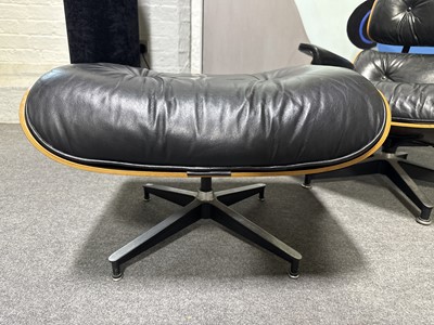 Lot 38 - Charles & Ray Eames for Herman Miller, a Model '670' lounge chair and '671' ottoman, circa 1975