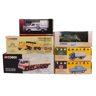 Lot 212 - Three boxes of die-cast vehicles - Commercial and Haulage
