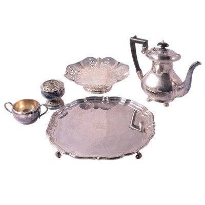 Lot 143 - Collection of silver-plated wares.