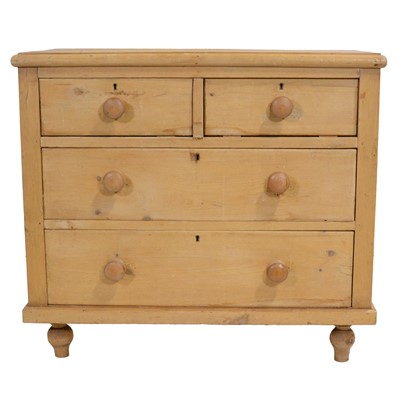 Lot 529 - Pine chest of drawers