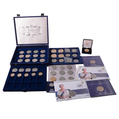 Lot 260 - Collection of British coins and commemoratives.