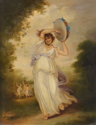 Lot 322 - Lascelles H Hoppner, The Tambourine Girl.