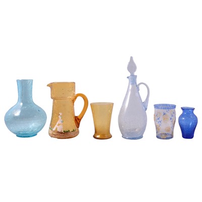Lot 63 - Collection of Crackle Glass