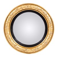 Lot 433 - William IV gilt gesso circular wall mirror,...