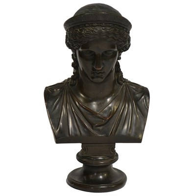 Lot 59A - After the Antique, a bust of a Roman goddess, late 19th / early 20th century