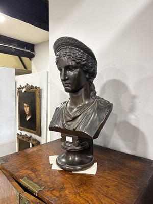 Lot 59 - After the Antique, a bust of a Roman goddess, late 19th / early 20th century