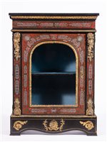 Lot 442 - Victorian ebonised Boulle work and gilt metal...