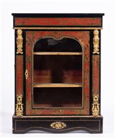 Lot 443 - Victorian ebonised Boulle work and gilt metal...