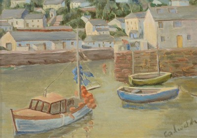 Lot 213 - Anne Allen, Cadwalladr Harbour and another painting