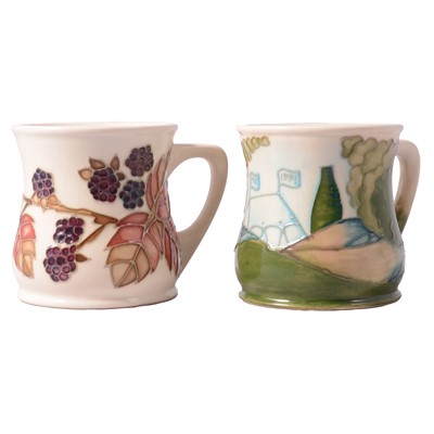 Lot 101 - Moorcroft Pottery, two mugs