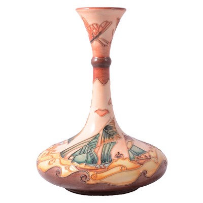 Lot 104 - Moorcroft Pottery, a Centenary 'Florian Yacht' trial vase, 1997