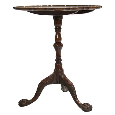 Lot 540 - George III style mahogany tripod table