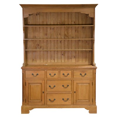 Lot 484 - Modern pine Welsh dresser