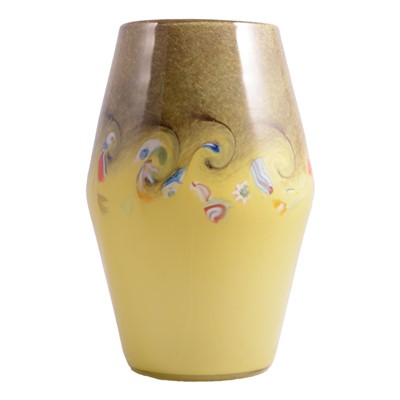 Lot 61 - Large Strathearn Glass vase, together with five cut-glass vessels