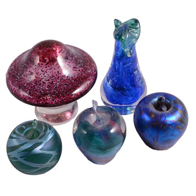 Lot 51 - Twelve Fruit-form Art Glass paperweights