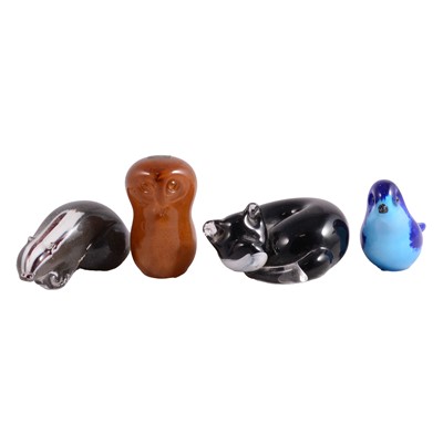 Lot 65 - Collection of twelve Art Glass animal paperweights / ornaments