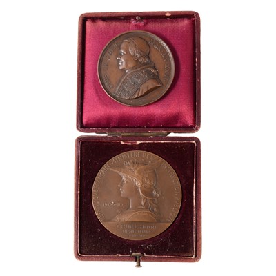 Lot 249 - Two bronze medals.