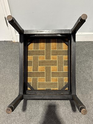 Lot 242 - Two Victorian Aesthetic salon chairs, designed by Christopher Dresser for Bushloe House
