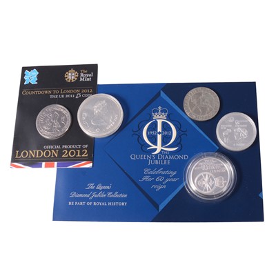 Lot 269 - Collection of coins, some silver content.