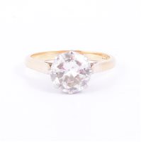 Lot 171 - A diamond solitaire ring, the brilliant cut...