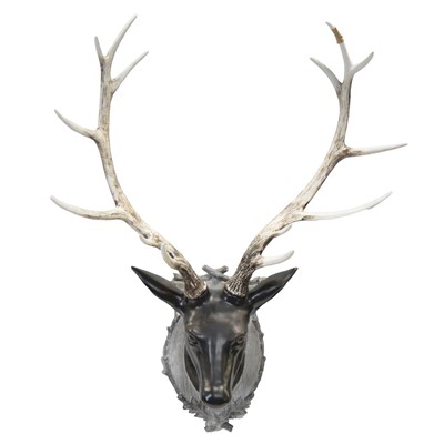 Lot 477 - Modern composite stag's head
